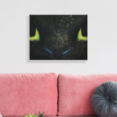 Dragon tandless Premium Wrapped Canvas (gloss) Afdruk (Insitu (Woonkamer))