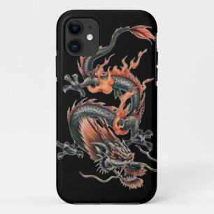 Dragon tattoo is een coole fantasiekamp iPhone 11 hoesje