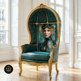 Dragon Tattoo Steampunk Girl Decoupage Papier