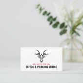 Dragon Tattoo, tatoïst & body Piercer Visitekaartje (Staand voorkant)