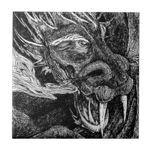 Dragon tegel tegeltje