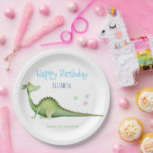 Dragon Terug Papieren Bordje (Feest)