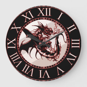 Dragon Theme Clock Grote Klok