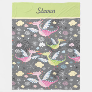 Dragon ThMED Fleece Blanket