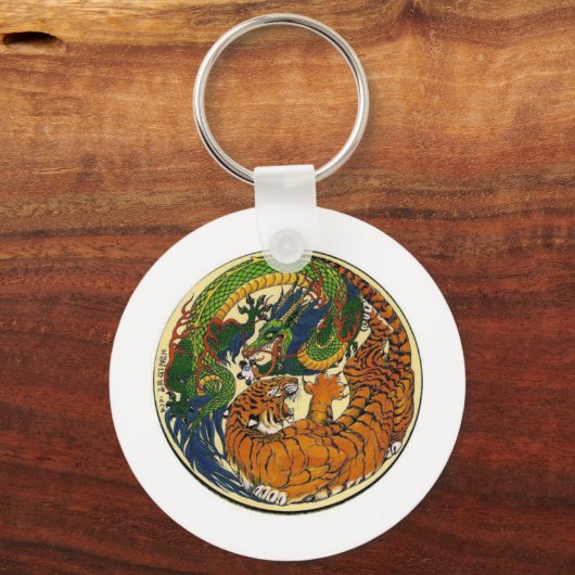 DRAGON TIGER SLEUTELHANGER (Voorkant)