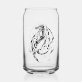 Dragon Tribal Blikvorm Glas (Achterkant)