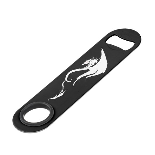 Dragon tribal noir blanc (Devant angulaire)