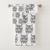 Dragon tribal noir et blanc (En situation)