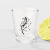 Dragon Tribal Shot Glas (Voorkant)