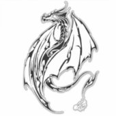 Dragon Tribal Sticker (Voorkant)