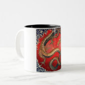 Dragon Tweekleurige Koffiemok (Voorkant links)