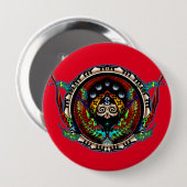 Dragon Twins Ronde Button 4,0 Cm (Voorkant /achterkant)