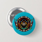 Dragon Twins Ronde Button 5,7 Cm (Voorkant /achterkant)