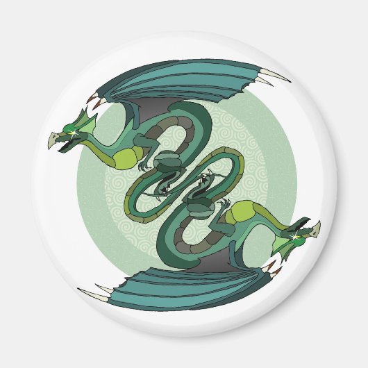 Dragon Twist Magnet Magneet (Voorkant)
