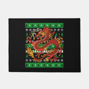 Dragon Ugly Christmas Deurmat