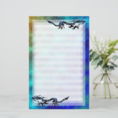 Dragon uitvoeren briefpapier (Staand voorkant)