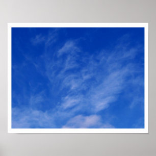 Dragon / Unicorne dans les nuages - Poster
