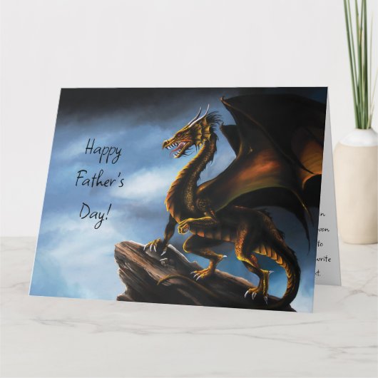 Dragon Vaderdag Kaart (Voorkant)
