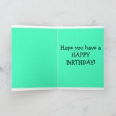 Dragon verjaardagskaart Grappig! Kaart (Binnen)