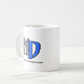 Dragon vert 11oz de trésor de DM. Tasse (Devant gauche)