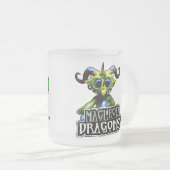 Dragon vert de DM 10 onces. Tasse givrée (Devant droit)