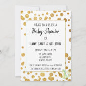 *~* Dragon Vert - Invitation au Baby shower de béb (Dos)