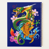 Dragon vert Koi Fish (Dos)