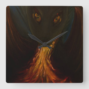 Dragon Vierkante Klok