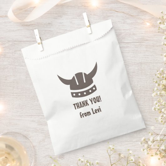 Dragon & Viking Party voorkeurstas Bedankzakje (Geknipt)