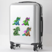 Dragon Vinyl Custom Sticker (Koffer)