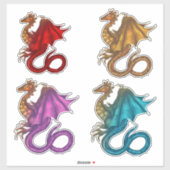Dragon Vinyl Custom Sticker (Vel)