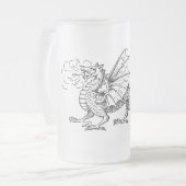 Dragon vooraf instellen matglas bierpul (Voorkant links)