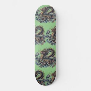 Dragon voorgebouwd compleet groen skateboard