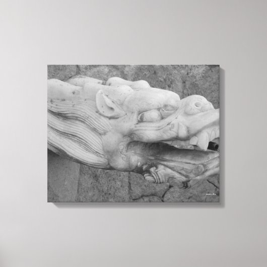 Dragon Vountain Stretched Canvas Print (Voorkant)