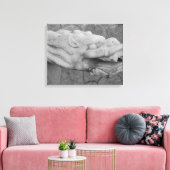 Dragon Vountain Stretched Canvas Print (Insitu (Woonkamer))