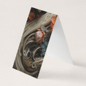 Dragon Vouwen Bladwijzer Bookmarkers Visitekaartjes (Voorkant)