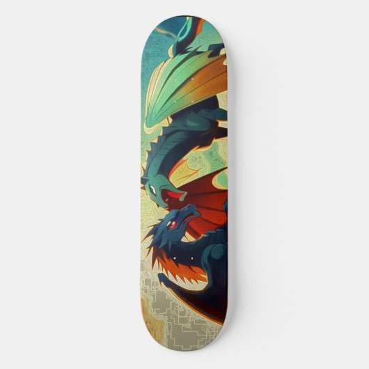 Dragon vs Pegasus  Skateboard (Voorkant)