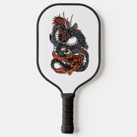 Dragon vs Tiger Pickleball Paddle-Lichtgewicht Pickleball Paddle (Achterkant)