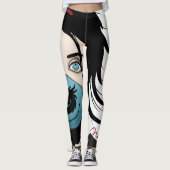 Dragon Warrior Girl Leggings (Voorkant)