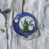 Dragon Watch Art Ronde Button 4,0 Cm (In situ)