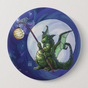 Dragon Watch Art Ronde Button 4,0 Cm