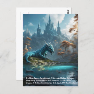 Dragon - Water Briefkaart