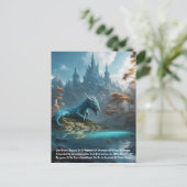Dragon - Water Briefkaart (Staand voorkant)