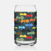 Dragon Wing Blue Flight Fantasy Blikvorm Glas (Voorkant)