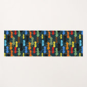 Dragon Wing Blue Flight Fantasy Yogamat (Voorkant (horizontaal))