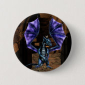 Dragon Wings Ronde Button 5,7 Cm (Voorkant)