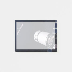 Dragon XL ruimtevaartuig nadert een maan gateway. Post-it® Notes