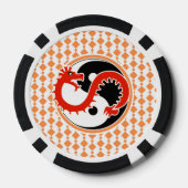 dragon yin yang pokerchips (Achterkant)