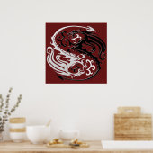 Dragon Yin Yang Print (Keuken)