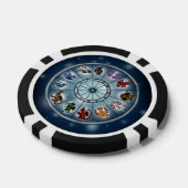 Dragon Zodiackens poker chips (Enkel)